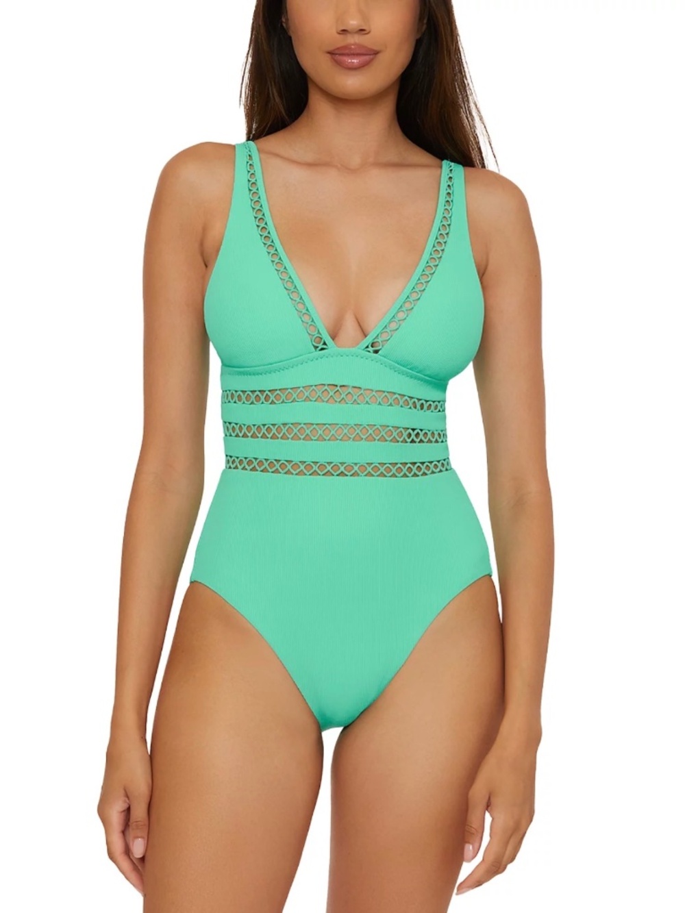 Becca Virtue Modern Edge One-Piece Swimsuit